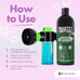Girl With The Dogs ¾" Garden Hose Soap & Shampoo Dispenser Nozzle with Adjustable Spray