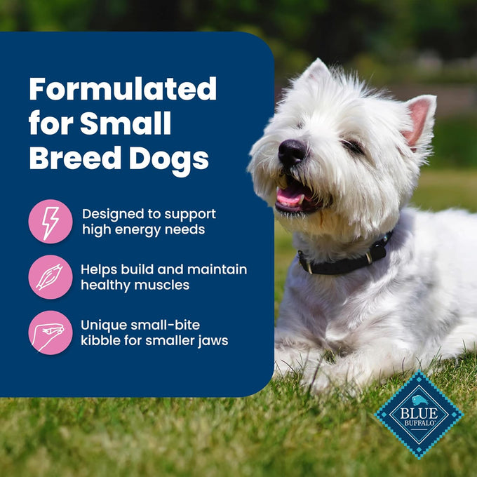 Blue Buffalo Adult Small Breed Dry Dog Food, Chicken & Brown Rice