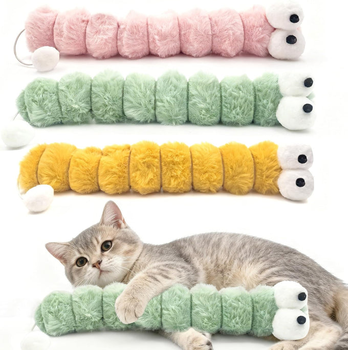 Cat Toys Pillows 3 Pack with 100% Natural Catnip for Large Indoor Cats Kicker Toys