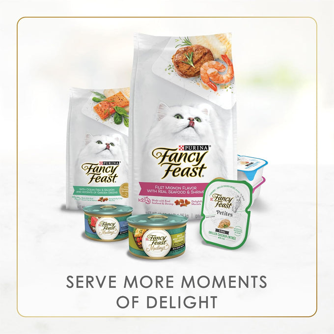 Purina Fancy Feast Wet Senior Cat Food 7 Years Plus Chicken Feast Pate - (Pack of 24) 3 oz. Cans