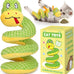 Retro Shaw 11" Realistic Silvervine & Catnip Snake Cat Toy with Crinkle Sound, Bite-Resistant Plush