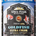 Goldfish Ultra Color 4.6 oz, Slow Sinking, All Natural, Color Enhancing Pellets, Sword Prawn Flavor