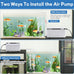 Aquarium Air Pump, 2.3W/5.5W/8W, Adjustable Fish Tank Bubbler for Small to Large Aquariums, up to 200 Gallons
