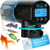 Fishnosh 2026 Automatic Fish Feeder for Small to Big Aquariums and Pond, Blue, Programmable Up to 9 Feedings