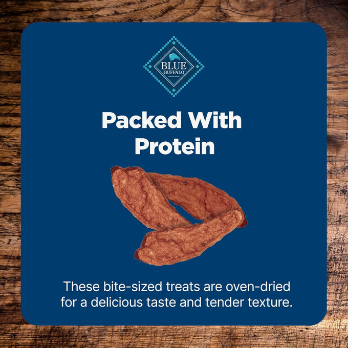 Blue Buffalo Nudges Jerky Bites Dog Treats 5-oz Bag, Made in USA with Natural Chicken Ingredients