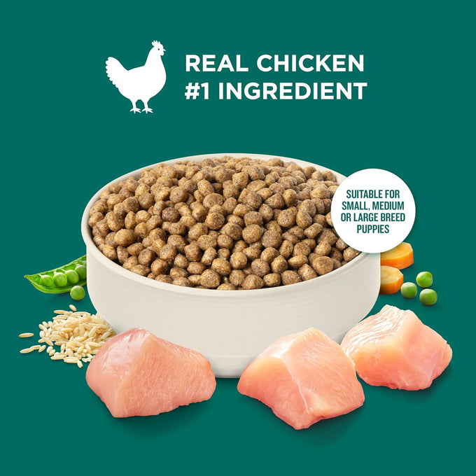 Nutrish Rachael Ray Real Chicken & Brown Rice Puppy Dog Food, 5 lb