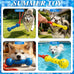 Expawlorer Floating Dog Toys 2 Pack, 7.9x2.4 inches ETPU Foam with Rope, for Water Fetch and Retrieving Games