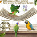 bird seagrass mat 30x7 natural grass woven hammock cage accessories for parrots and other birds