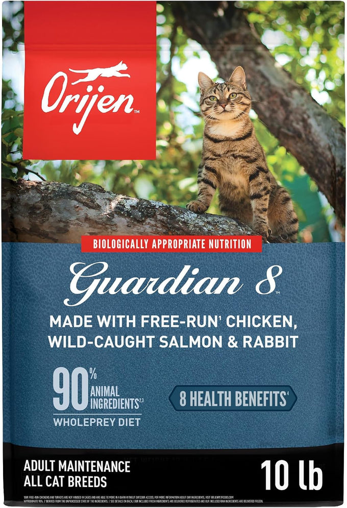 ORIJEN Guardian 8 Grain Free High Protein Premium Dry Cat Food 4lb Bag