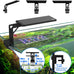 seaoura 24/7 cycle aquarium light for 12-20 inch tanks, full spectrum + 7 colors, adjustable brightness and height, 20w