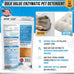 pet laundry detergent odor remover - active enzyme based powder for dogs beds, cat pee, and urine stains - 64 loads