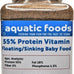 55% protein vitamin-rich micro floating/slow sinking food for tropical aquarium fish, cichlids, koi, and pond fish - 12oz jar