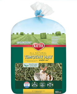 Kaytee wafer cut timothy hay for pet guinea pigs, rabbits, and other small animals, 60 ounce all natural