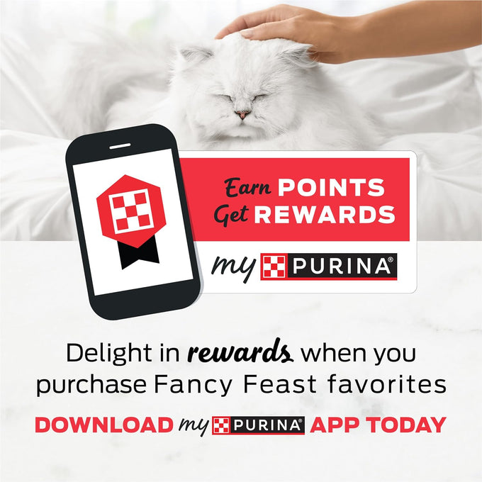 Purina Fancy Feast Petites Grilled Chicken Entrée with Rice in Gravy, 2.8 oz Tubs, Pack of 12