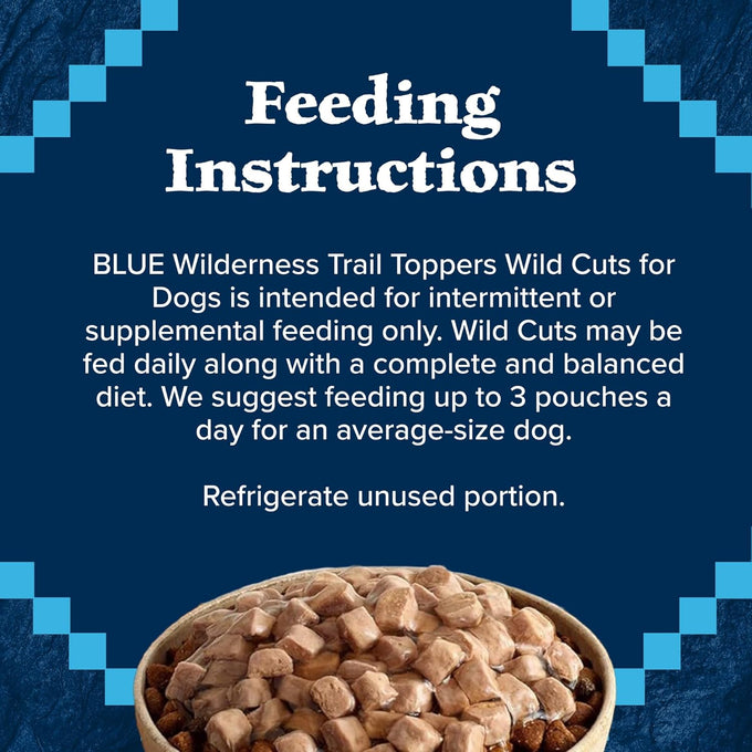 Blue Buffalo Wilderness Trail Toppers Wet Dog Food Variety Pack, Chicken & Beef