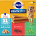 pedigree dentastix large dog treats original beef & fresh 2.73 lb variety pack 51 treats total