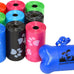 Downtown Pet Supply Poop Bags for Dogs with Leak-Proof Dispenser, 180 Count, Rainbow, 12.5" x 8.5"