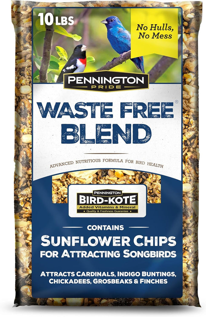 Pennington Select Safflower Seed, 15 lb, year-round bird feeding, squirrel-resistant, seed mix with vitamins