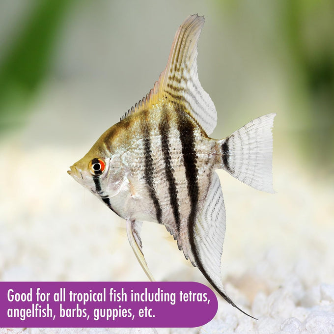 Aquarian Tropical Flakes for Community Tropical Fish 50g Complete Balanced Diet Active Fish Color Enhancement