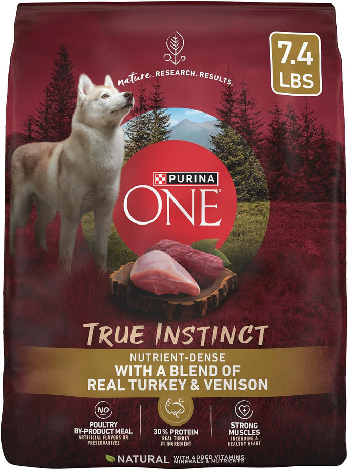 Purina ONE True Instinct Turkey & Venison Dry Dog Food - 7.4 lb