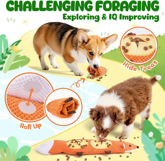 xiugoal 2-pack dog toys for aggressive chewers, small to medium breed, no stuffing, squeaky chew toy