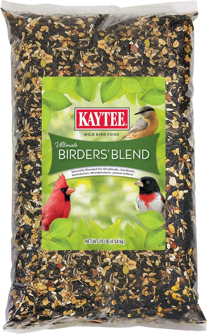 kaytee wild bird ultimate no mess seed mix for cardinals and colorful songbirds 9.75 lb