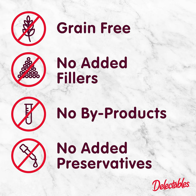 Delectables Lickable Treat Bisque Variety Pack, 30ct, Grain-Free, No Fillers, No Preservatives
