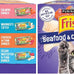 Purina Friskies pate wet cat food, 40ct variety pack, seafood & chicken flavors, 5.5 oz cans, 100% complete nutrition