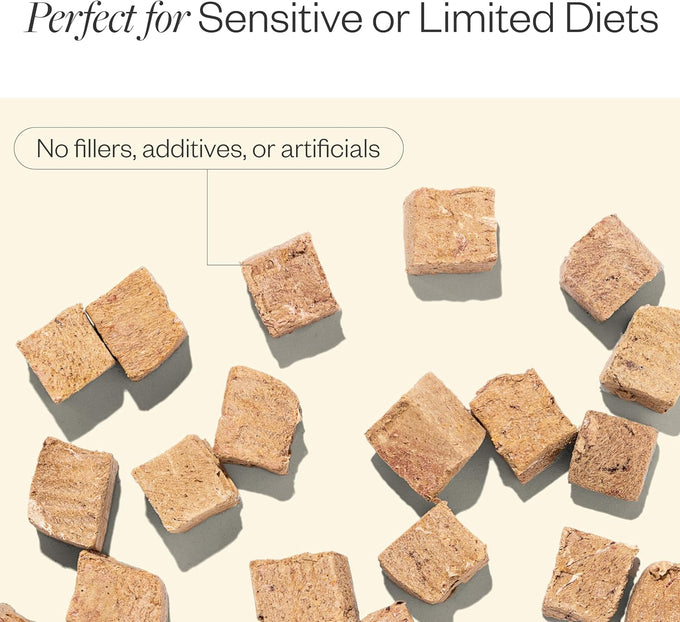Maev 100% USDA Certified Single-Ingredient Freeze Dried Raw Beef Liver Dog Treats for Training & Sensitive Diets