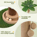 Woochpet 35'' Tall Cat Scratcher Tree Tower with Cat Toy Mouse Hole and Interactive Wooden Ball for Indoor Cats