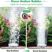 hygger transparent acrylic air stone aquarium bubbler kit with air tube ultra silent bubble stone