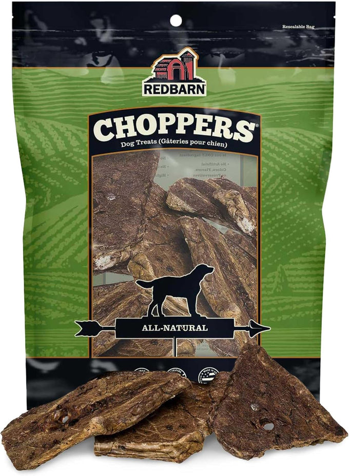Redbarn natural beef lung chopper treats for dogs, premium made in usa, single ingredient, high protein, low fat, 9 oz bag