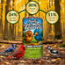 4 inch x 7.75 inch Flockin' Bugs Nuts and Berries Bird Seed Cylinders with Hole for Blue Birds and Woodpeckers