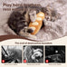 ciyvolyeen bread catnip toys 6 pack for indoor interactive kittens chew bite kick toys