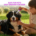 stainless steel poodle detangling pet comb with long and short teeth for dogs and cats grooming