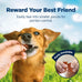 blue buffalo usa made natural chicken jerky dog treats, 16 oz bag, bite-sized pieces