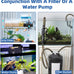 hygger 9w aquarium u-v light with timer, 360° protective shield clean light for crystal clear green water, 60–100 gallon freshwater & saltwater aquariums