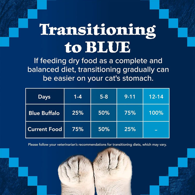 blue buffalo wilderness natural adult dry chicken cat food 12 lb bag high protein grain free diet
