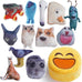 nocciola dog squeaky toys, small plush toys with squeakers, 12 pack for small medium size dogs