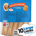 Purina Busy Bone Adult Dog Chew Treats Peanut Butter 10ct Pouch for Long Lasting Dental Care