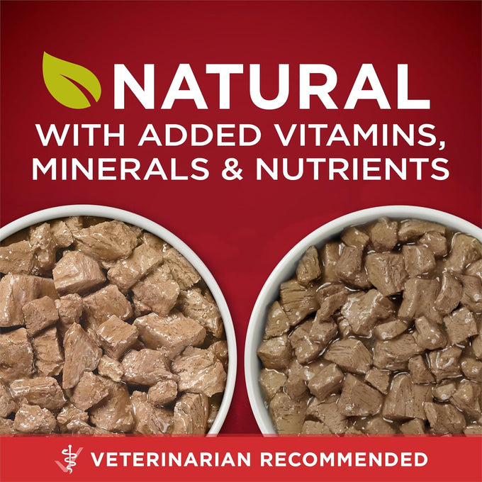 Purina ONE Tender Cuts Wet Dog Food Variety Pack - Chicken & Duck, Beef & Salmon