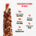 Good 'n' Fun Triple Flavor Blasts - Chicken, Duck, and Beef Hide Chews for Dogs, 4 Ounces, Long-Lasting Snack