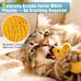 Retro Shaw Crochet Mice Cat Toys, 3 Pcs Durable Yarn Cat Mouse Toys for Indoor Cats with Catnip & Silvervine