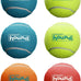 Outward Hound Squeaker Ballz, medium tennis balls, 2.5", 4-pack for dogs under 50 lbs, interactive dog toys