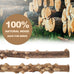 limio natural wood bird perch set for parakeets cockatiels conure budgies 6-piece