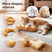 ciyvolyeen bread catnip toys 6 pack for indoor interactive kittens chew bite kick toys