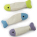 SmartyKat multi-color 3-count Fish Flop crinkle catnip cat toys for solo or interactive play