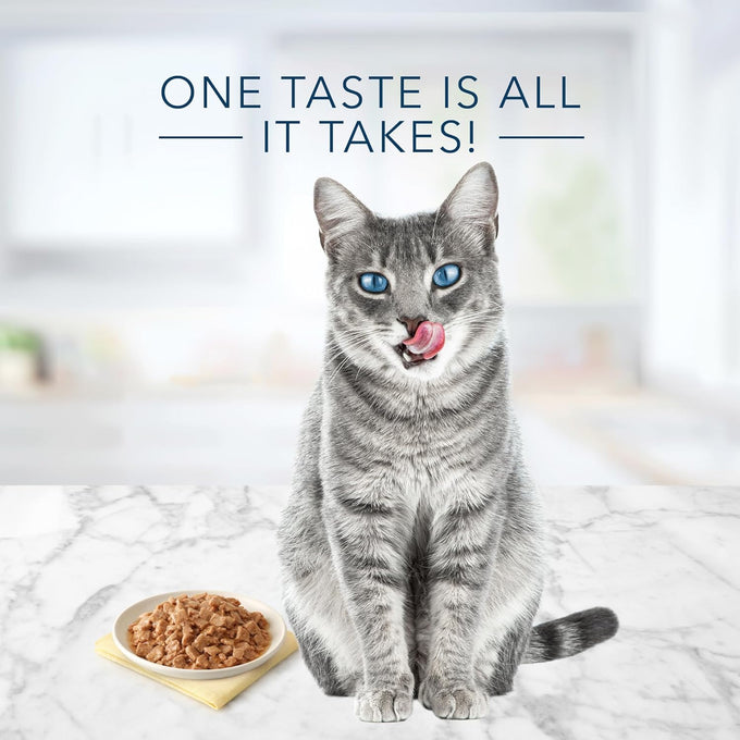 Blue Buffalo Tastefuls Flaked Wet Cat Food with Natural Tuna Entrée in Gravy, 24-5.5oz Cans