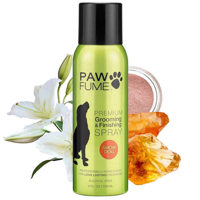 pawfume dog perfume spray long lasting scent for grooming show dog 1-pack hypoallergenic alcohol-free detangling formula moisturizing pet cologne spray