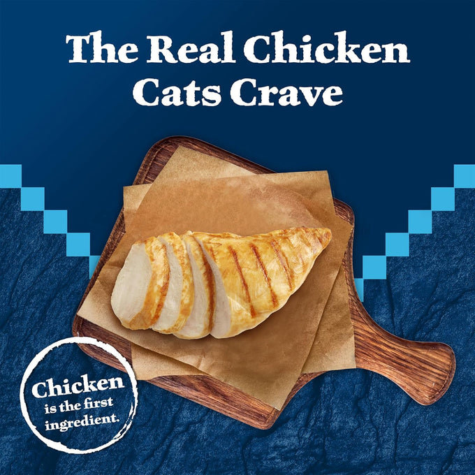 Blue Buffalo Wilderness Grain-Free Chicken Wet Cat Food Paté, High-Protein Recipe, 24x 5.5-oz Cans